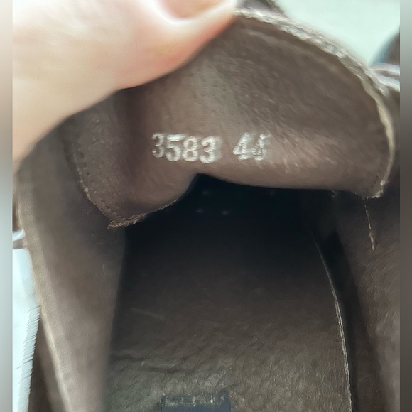 Simard Men’s Brown Suede shoes. Size 44 (10US) Made in Italy - Picture 6 of 6